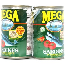 Mega Sardines in Tomato Sauce 2x155g Twin Packs